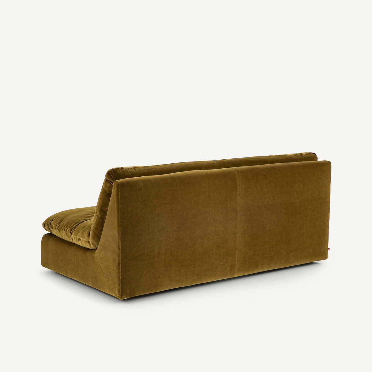 Canapé 3 places modulable en velours, GIULIANO bronze, AM.PM