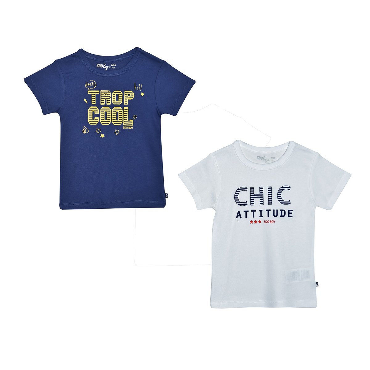 Lot de 2 tee shirts garcon darck bleu, SUCRE D'ORGE