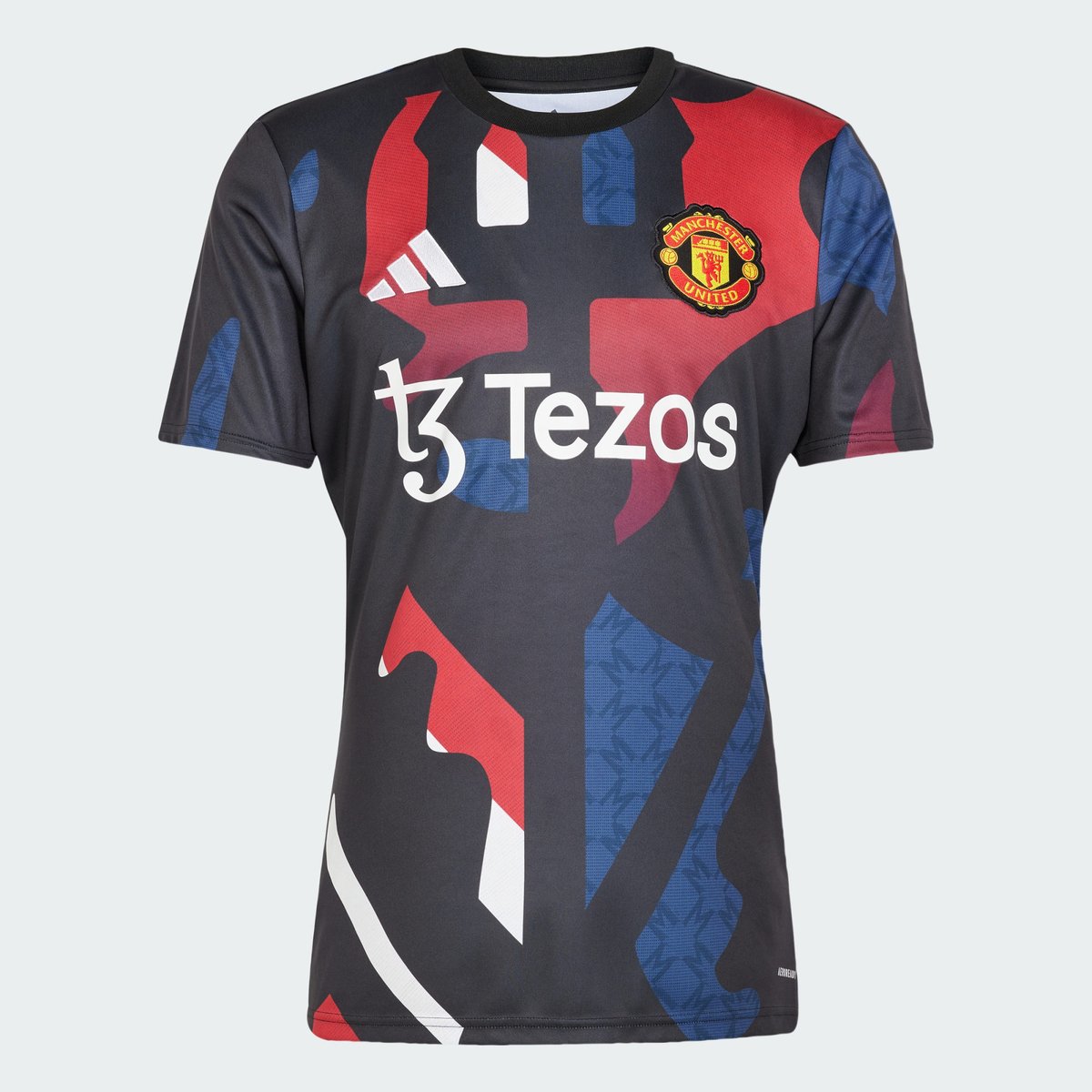 Maillot D'échauffement Manchester United 24/25 Maillot D'échauffement Manchester United 24/25 black / mufc red / off white / team coll burgundy 2, adidas Performance