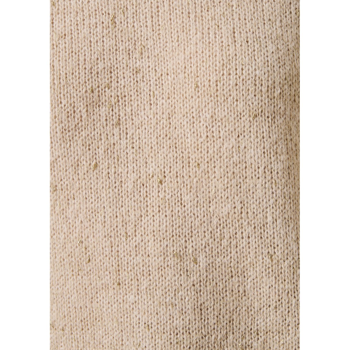 Pull manches longues en maille irisée col rond chanvre, LA FEE MARABOUTEE