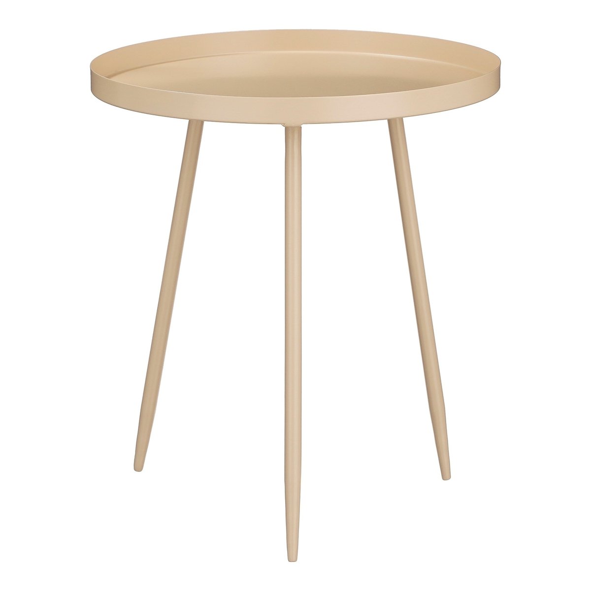 Table d'appoint Ø40 cm FLORES beige, MICA DECORATIONS