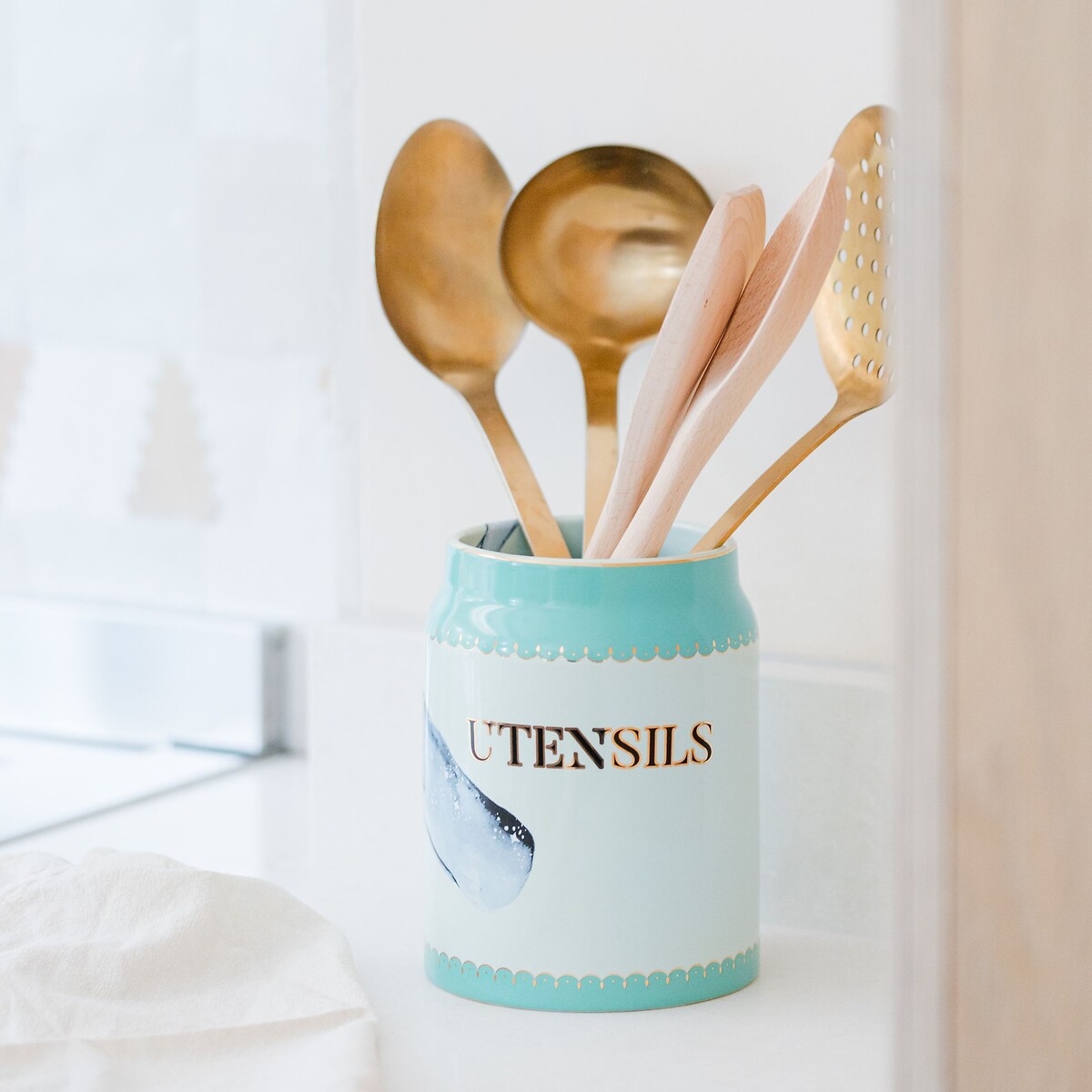 Whale Utensil Holder green, YVONNE ELLEN