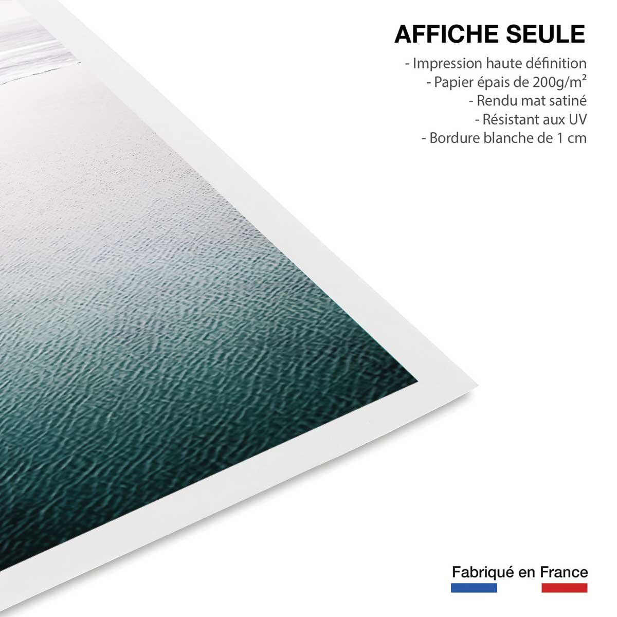 Affiche plage transsiberian 339 affiche seule, HEXOA
