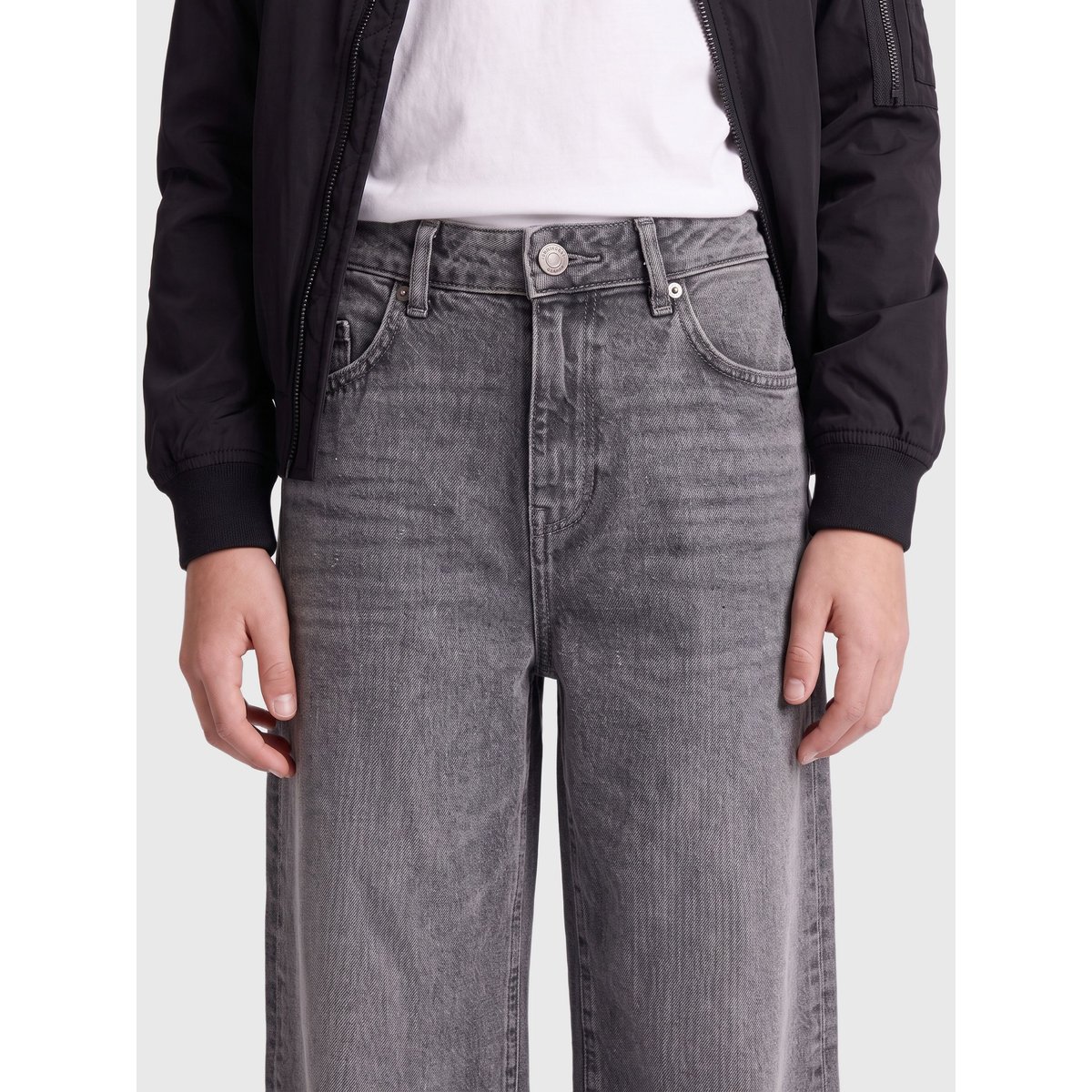 Jean À Jambe Large dark grey denim, ONLY & SONS JUNIOR