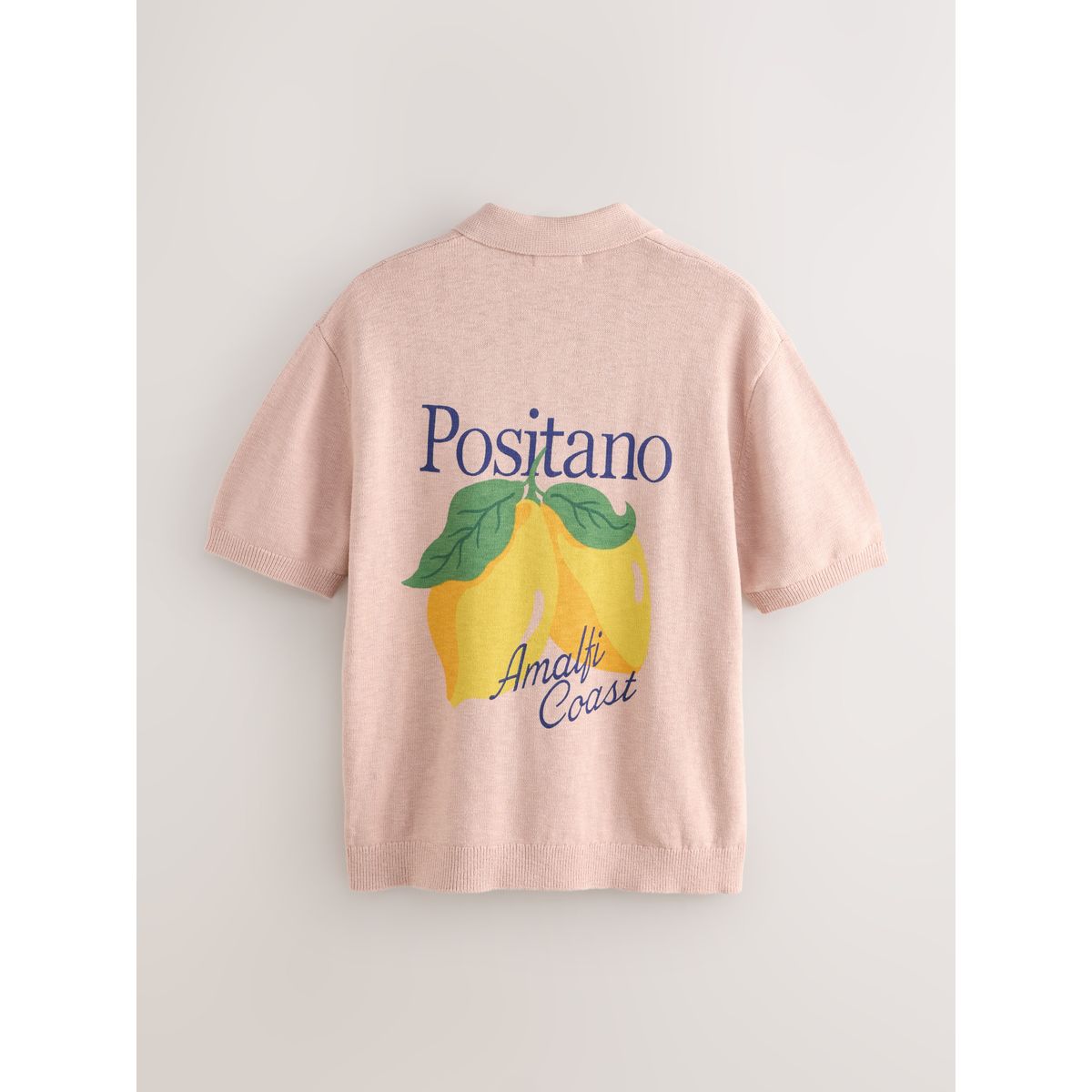 Chemise décontractée en maille positano rose, NEXT