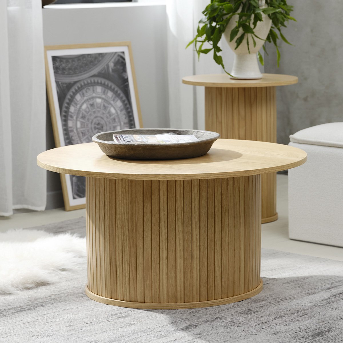 Table basse ALBA marron, MAISON AUBERTIN