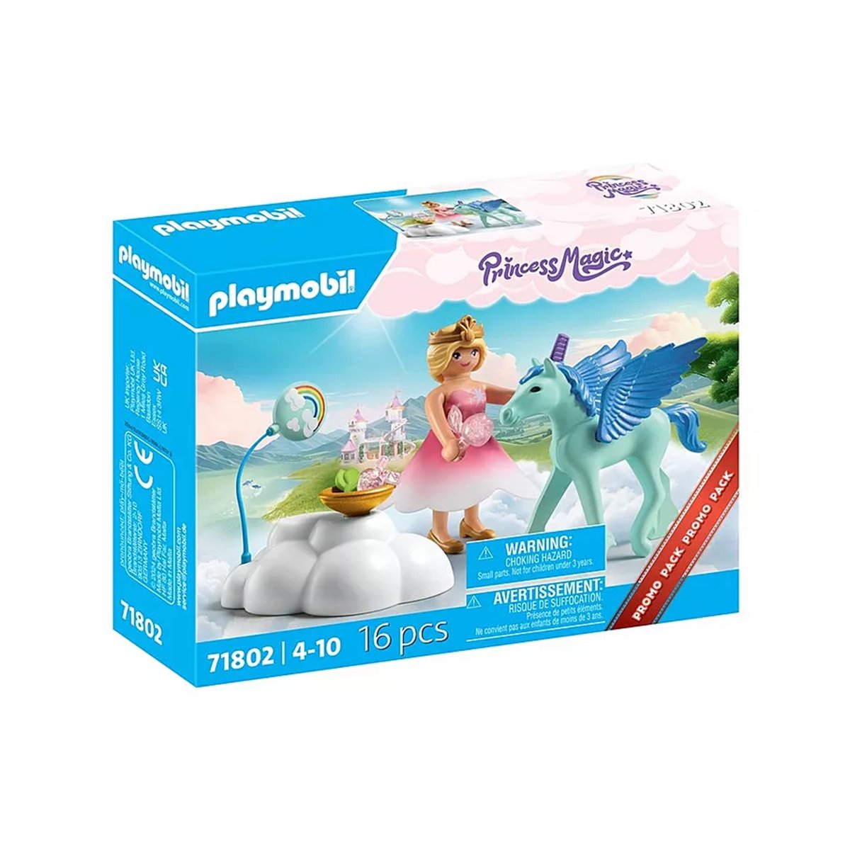 e et poulain ailé, nuage et accessoires multicolore, PLAYMOBIL