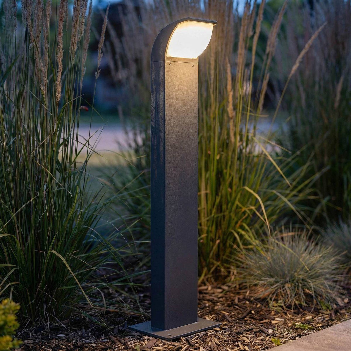 Luminaire extérieur en aluminium moderneLED anthracite, blanc, LUCANDE