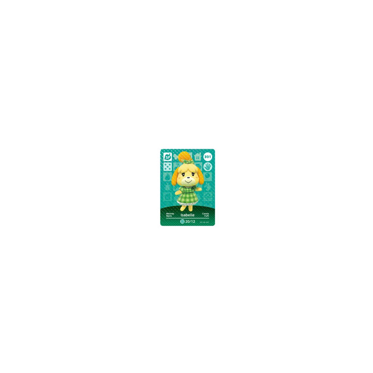 Pack cartes Amiibo 3 cartes Animal Crossing Série 4 couleur unique, NINTENDO