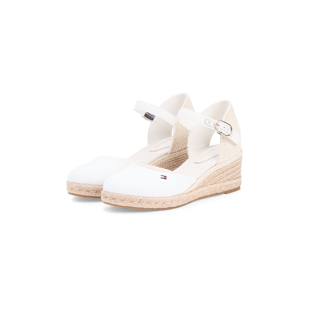 Sandales compensées fermées ecru, TOMMY HILFIGER