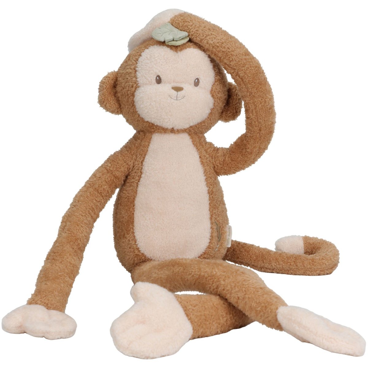 Peluche géante beige, marron, LITTLE DUTCH