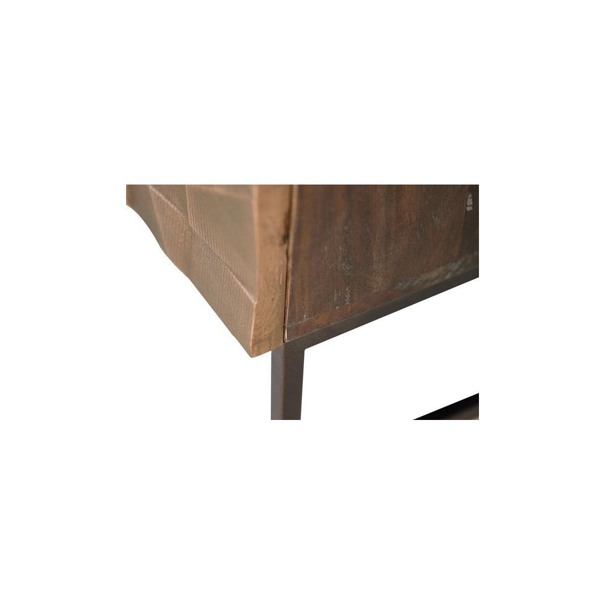 Meuble tv bronze - XÉLISE marron, DECORATION D’AUTREFOIS