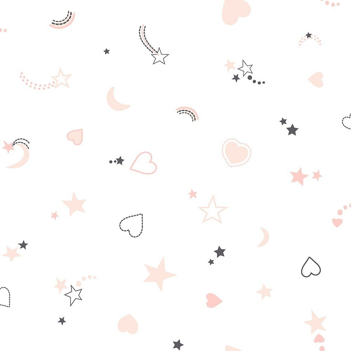 Housse de couette enfant 140x200 Chat + taie 100% coton bio 57 fils rose, ATMOSPHERA