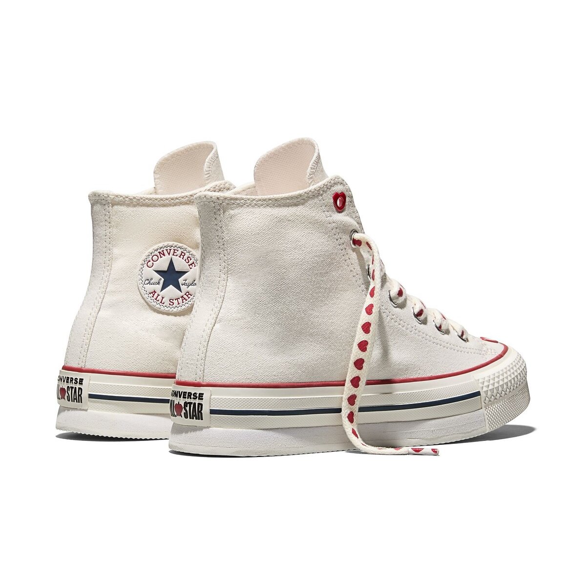 Baskets ALL STAR EVA LIFT LOVE STORY ecru, CONVERSE