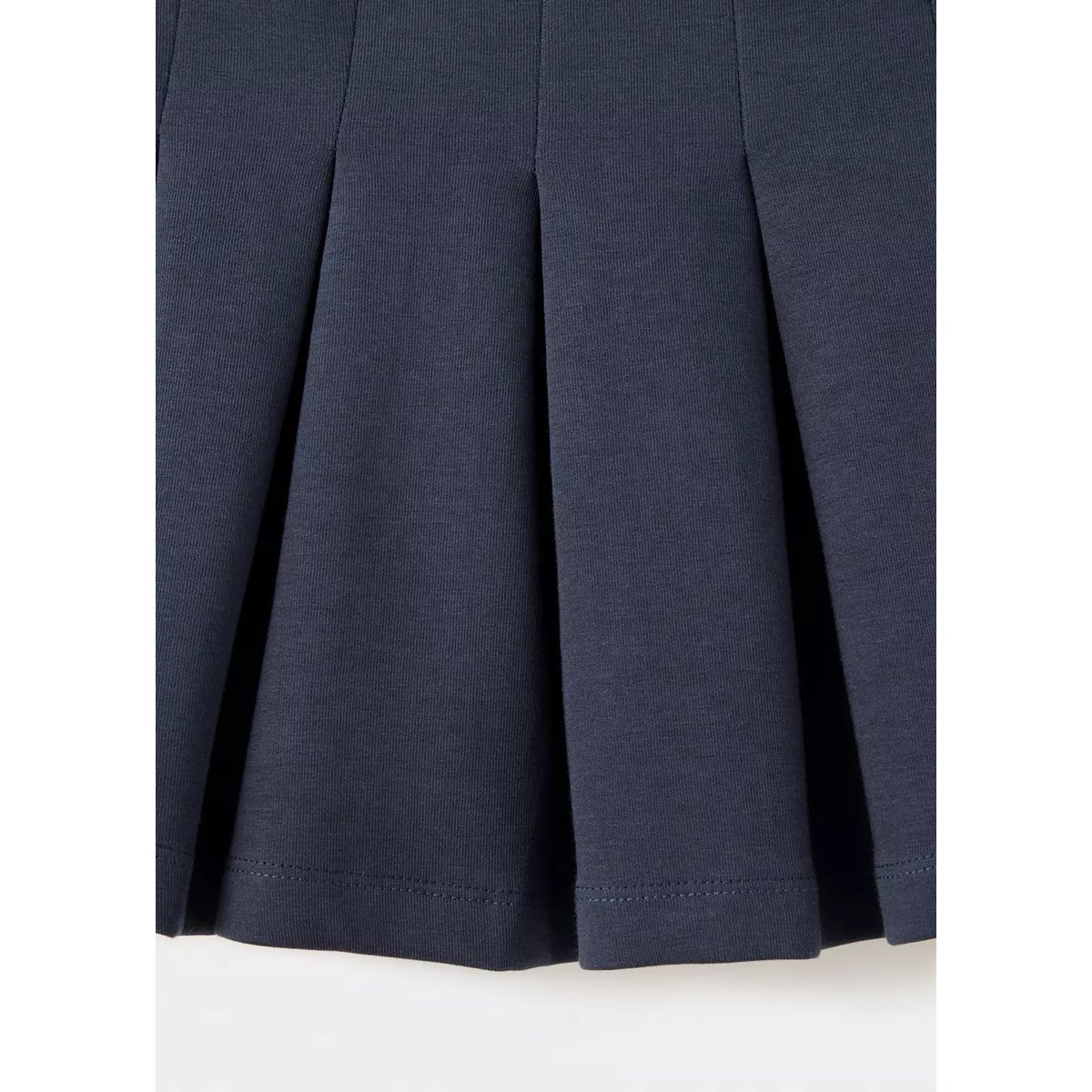 Jupe-short plissée bleu marine, MANGO KIDS
