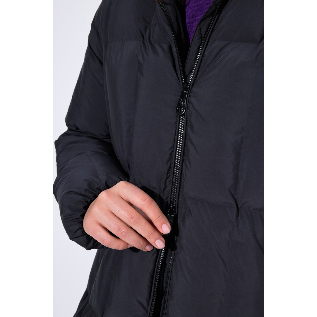 Manteau léger HYPRAR, capuche, déperlant noir, ULLA POPKEN