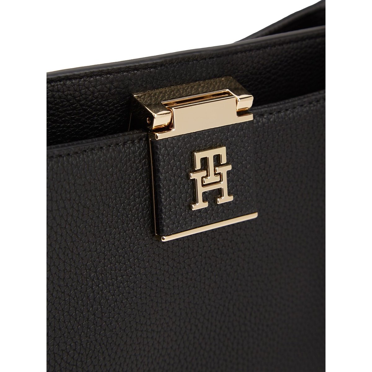 Borsa a bisaccia, TH HER MED SATCHEL nero , TOMMY HILFIGER