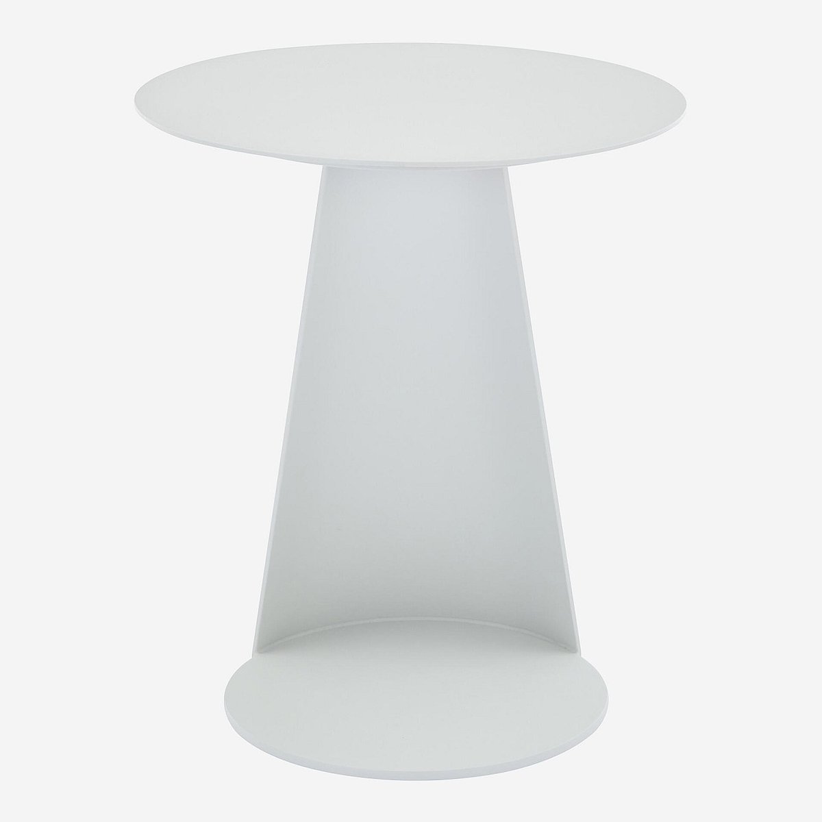 Table basse de jardin métal ITAPERA blanc, HABITAT