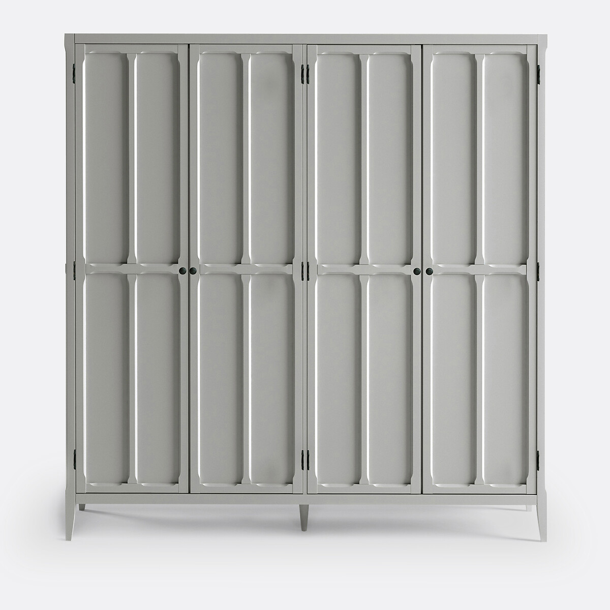 Armoire 4 portes, Eugénie gris clair, LA REDOUTE INTERIEURS