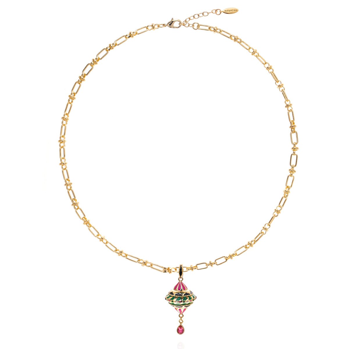 Collier chaîne avec pendentif DYANE doré, HIPANEMA