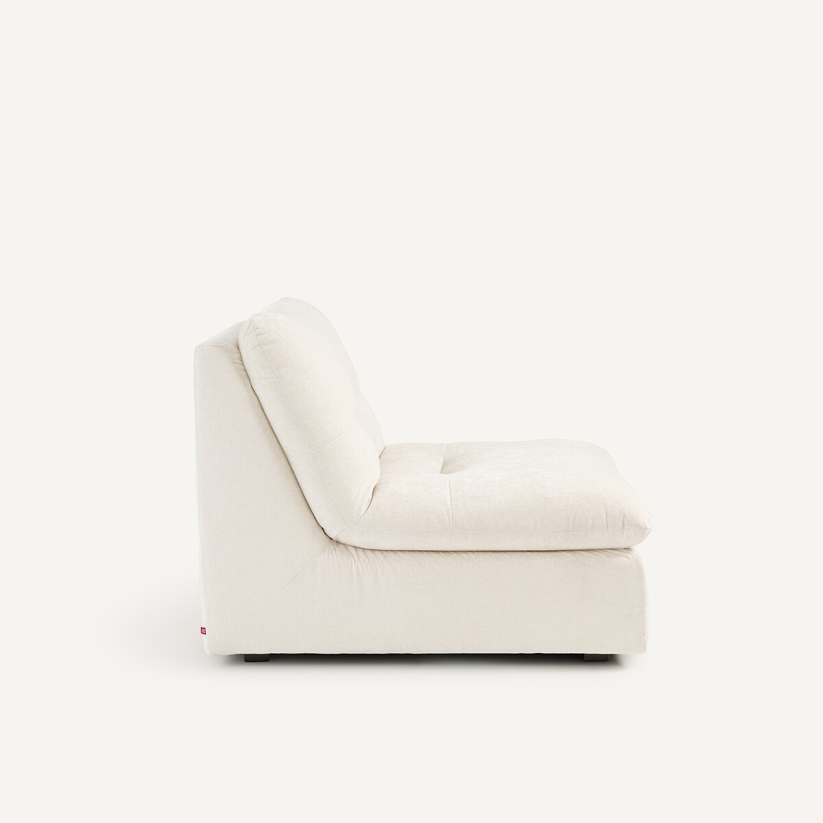 Chauffeuse modulable velours chenille, Giuliano blanc, AM.PM