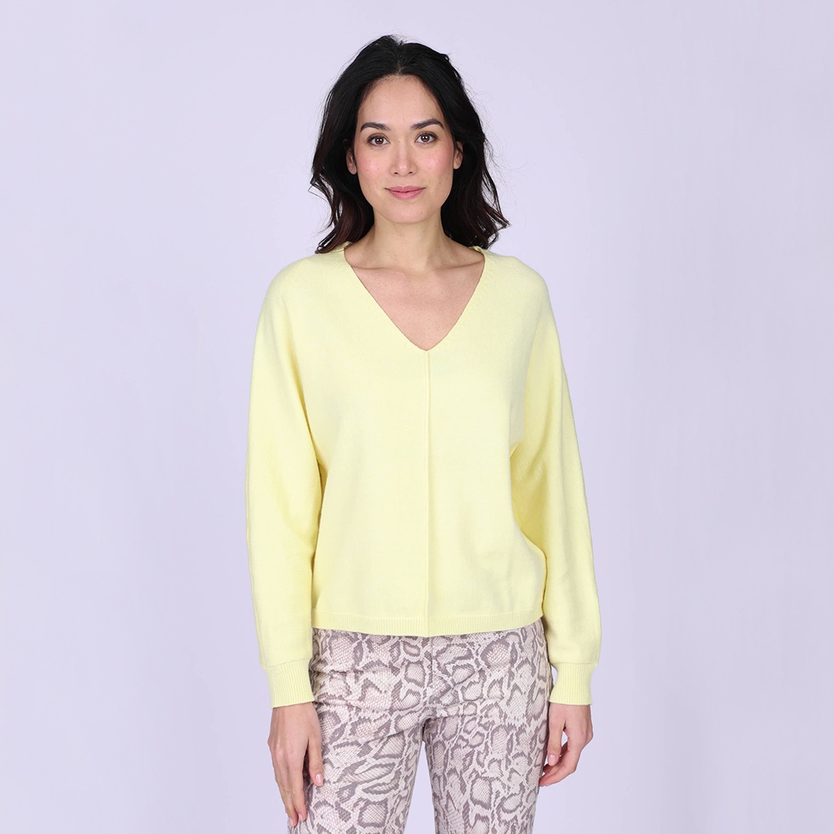 Pull Gregor jaune pale, MISE AU GREEN