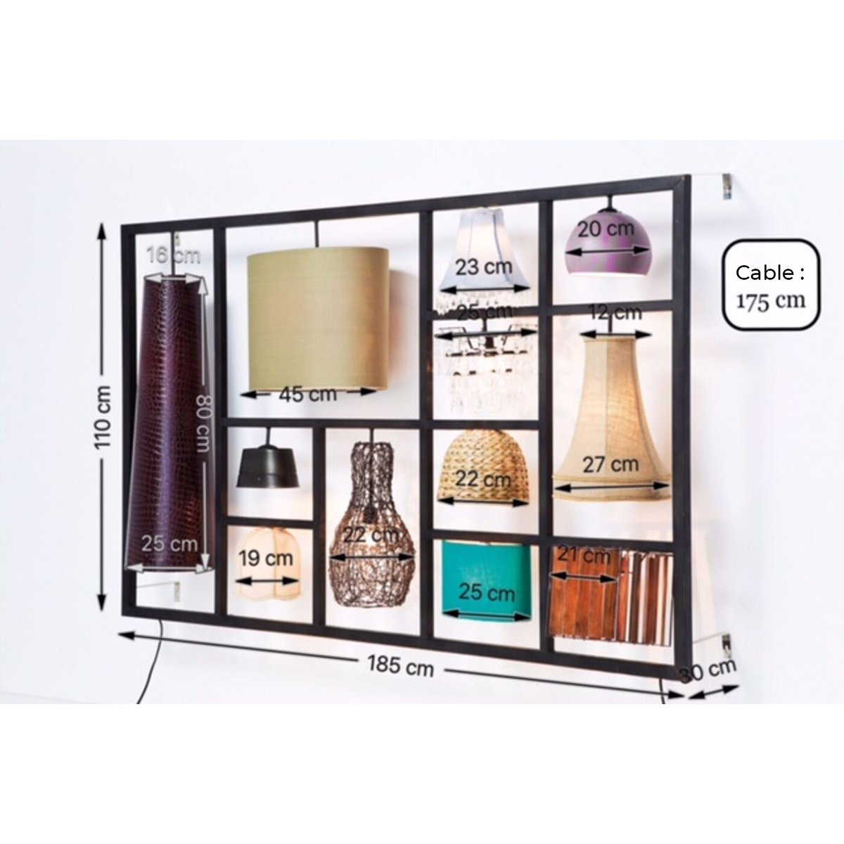 Applique murale, PARECCHI multicolore, KARE DESIGN