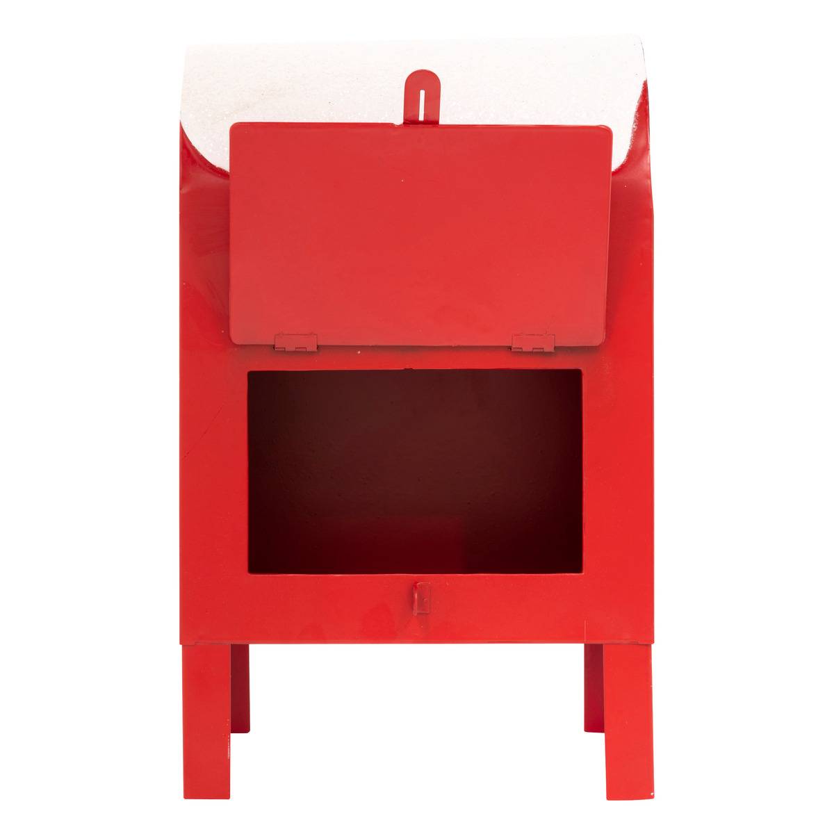 BOITE LETTRES METAL RG H34 rouge, ATMOSPHERA
