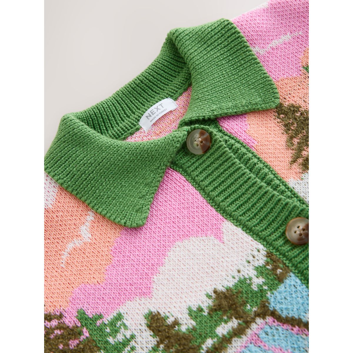 Cardigan avec van vert, NEXT