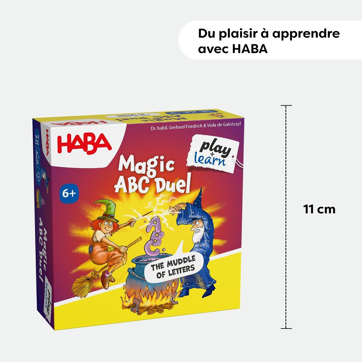 Jeu de duel Mots magiques jaune, HABA