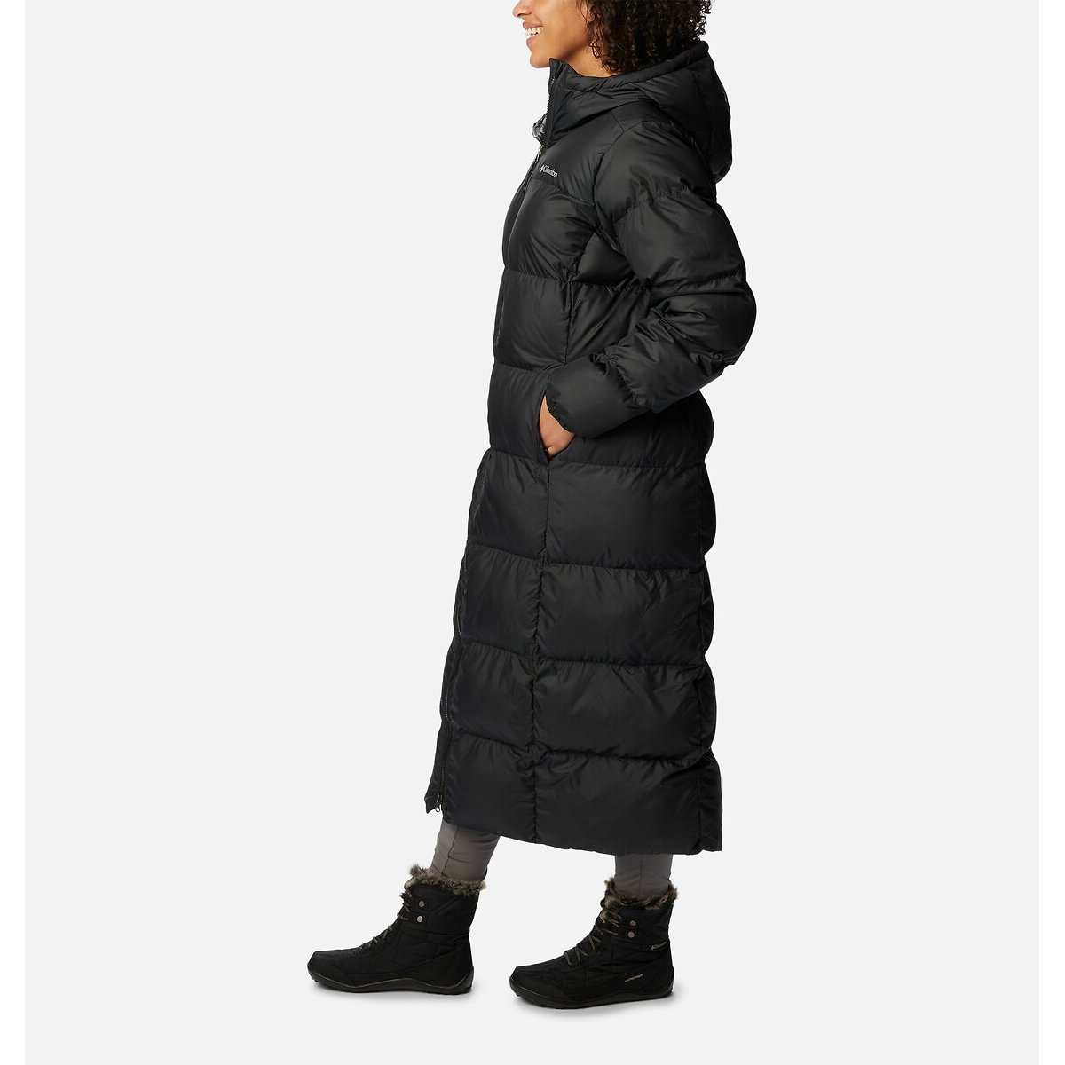 Doudoune longue PUFFECT noir, COLUMBIA