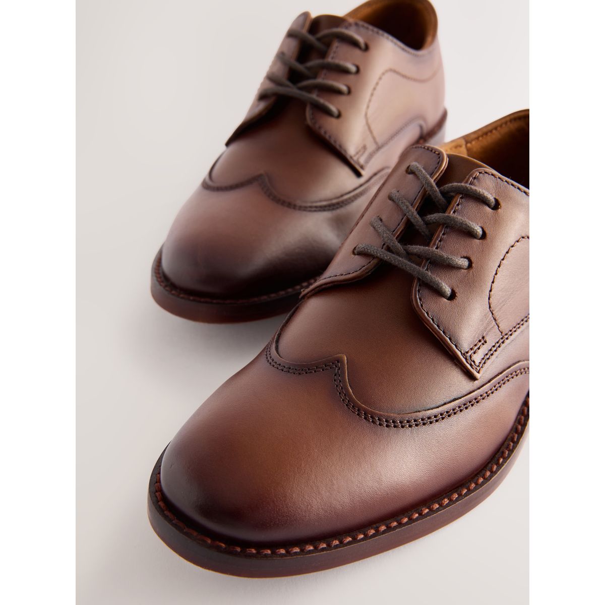 Chaussures habillées à lacets marron fauve, NEXT