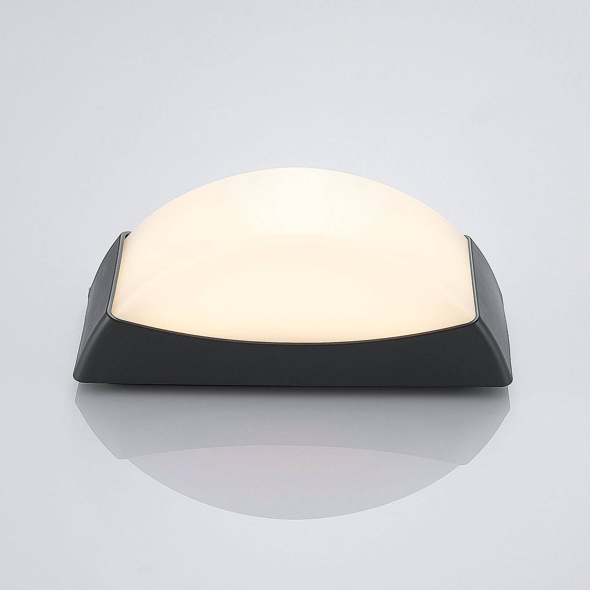 Applique extérieure moderneLED, Alexey gris foncé (ral 7024), blanc, LINDBY