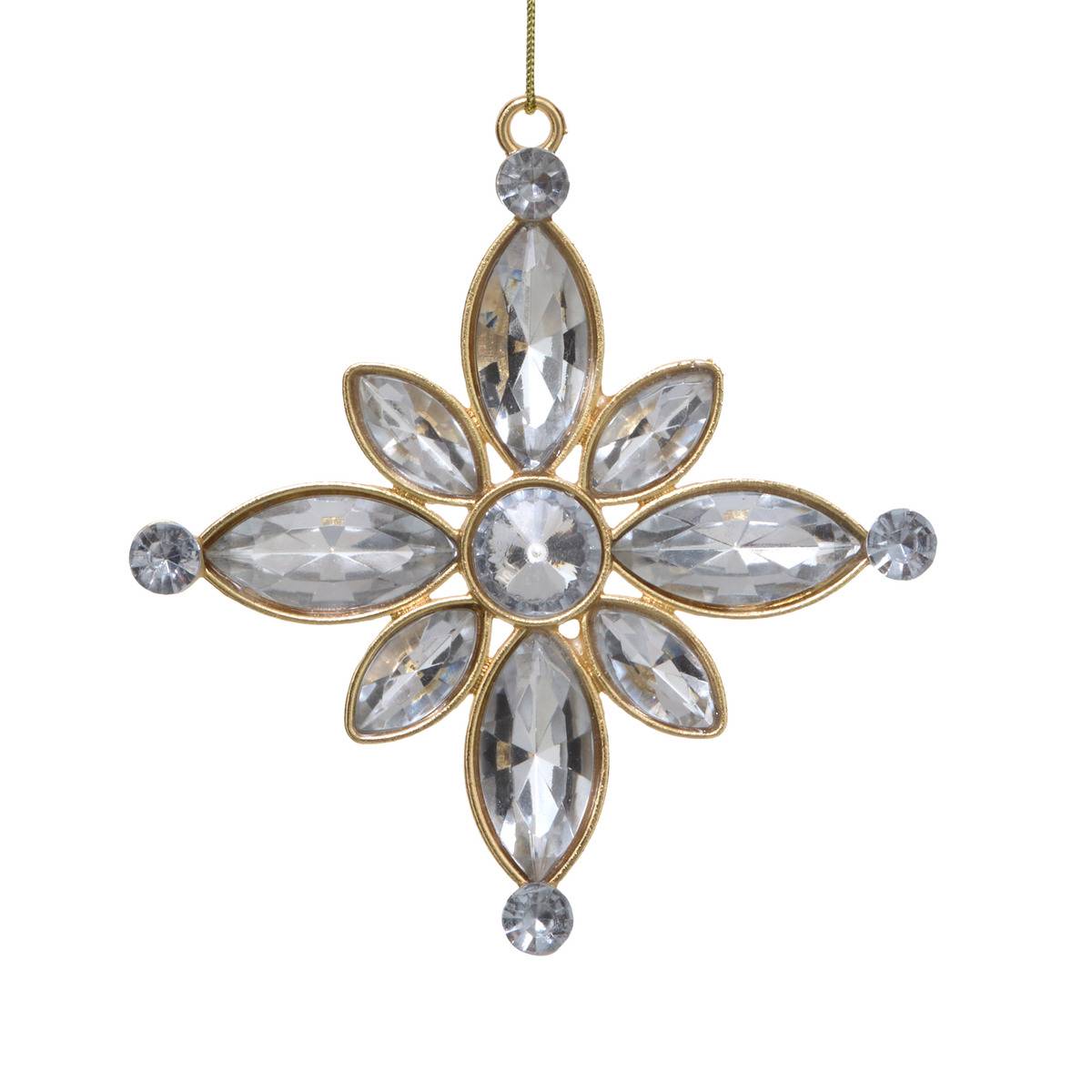 SDN METAL ETOILE STRASS 9CM dore, ATMOSPHERA