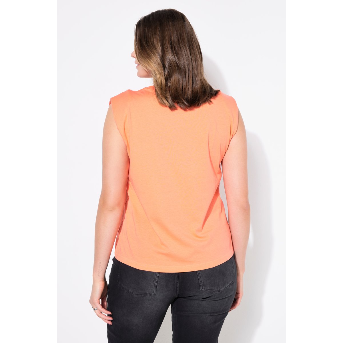 T-shirt oversize, avec épaulettes corail, STUDIO UNTOLD