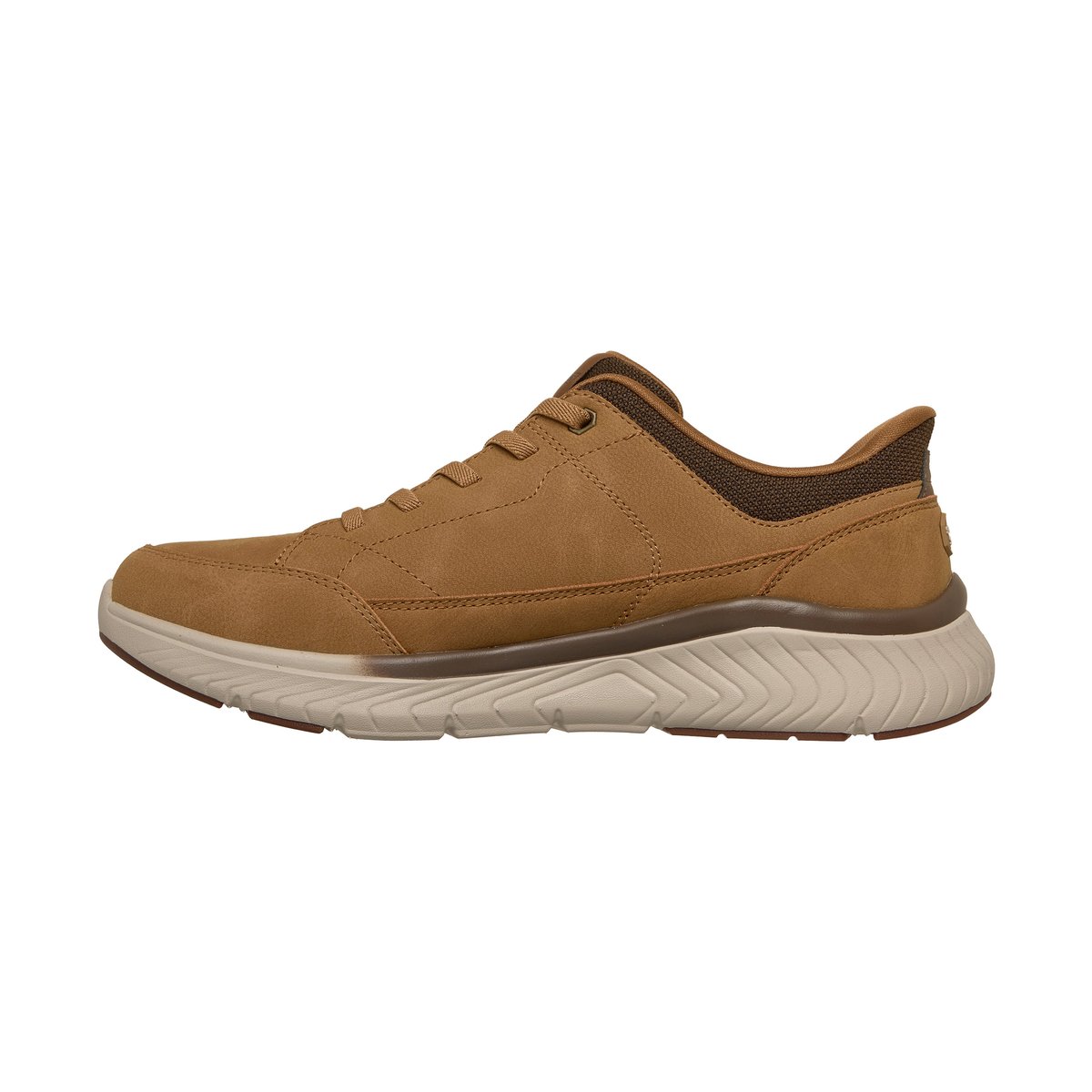 Basket Cuir Arch Fit Crosser-felix marron clair, SKECHERS