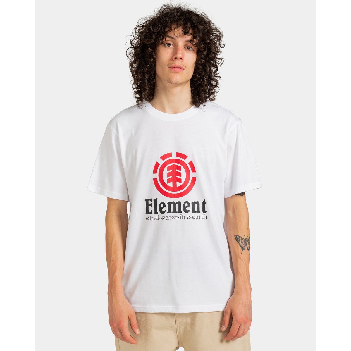 T-Shirt à manches courtes VERTICAL blanc optic white, ELEMENT