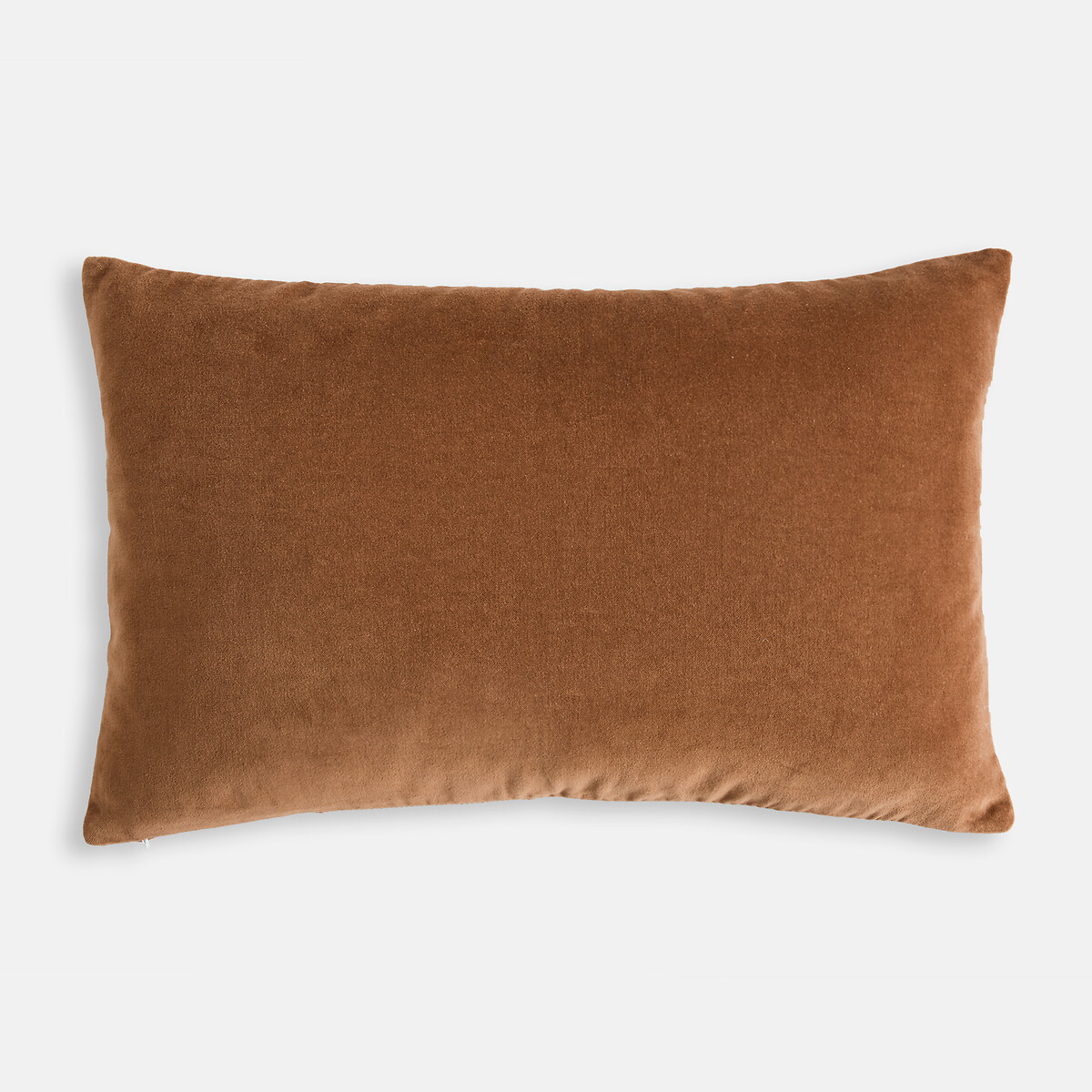 Housse de coussin rectangulaire, en velours côtelé, LUIGI noisette, LA REDOUTE INTERIEURS