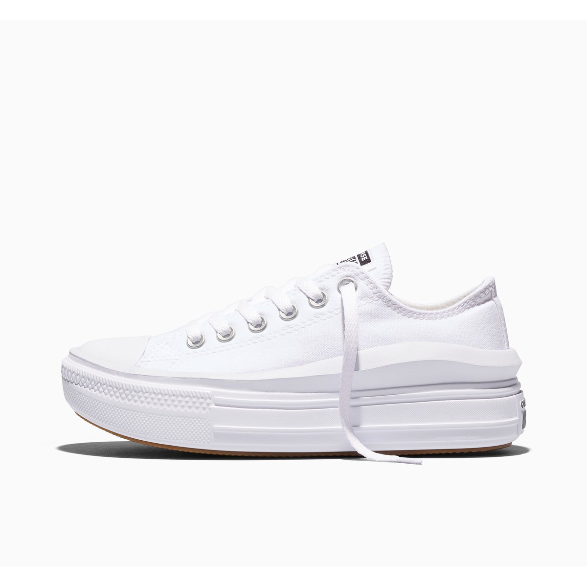 Baskets CHUCK TAYLOR ALL STAR MOVE CANVAS PLATFORM blanc/blanc/blanc, CONVERSE