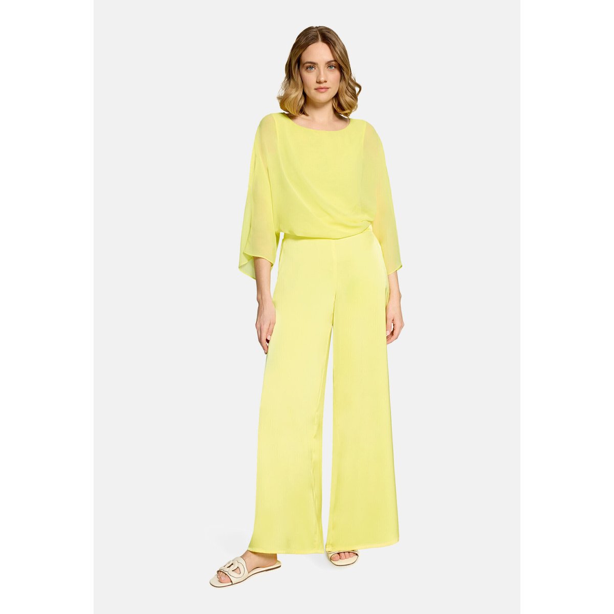 Pantalon Marlene à taille élastique limelight, BETTY BARCLAY