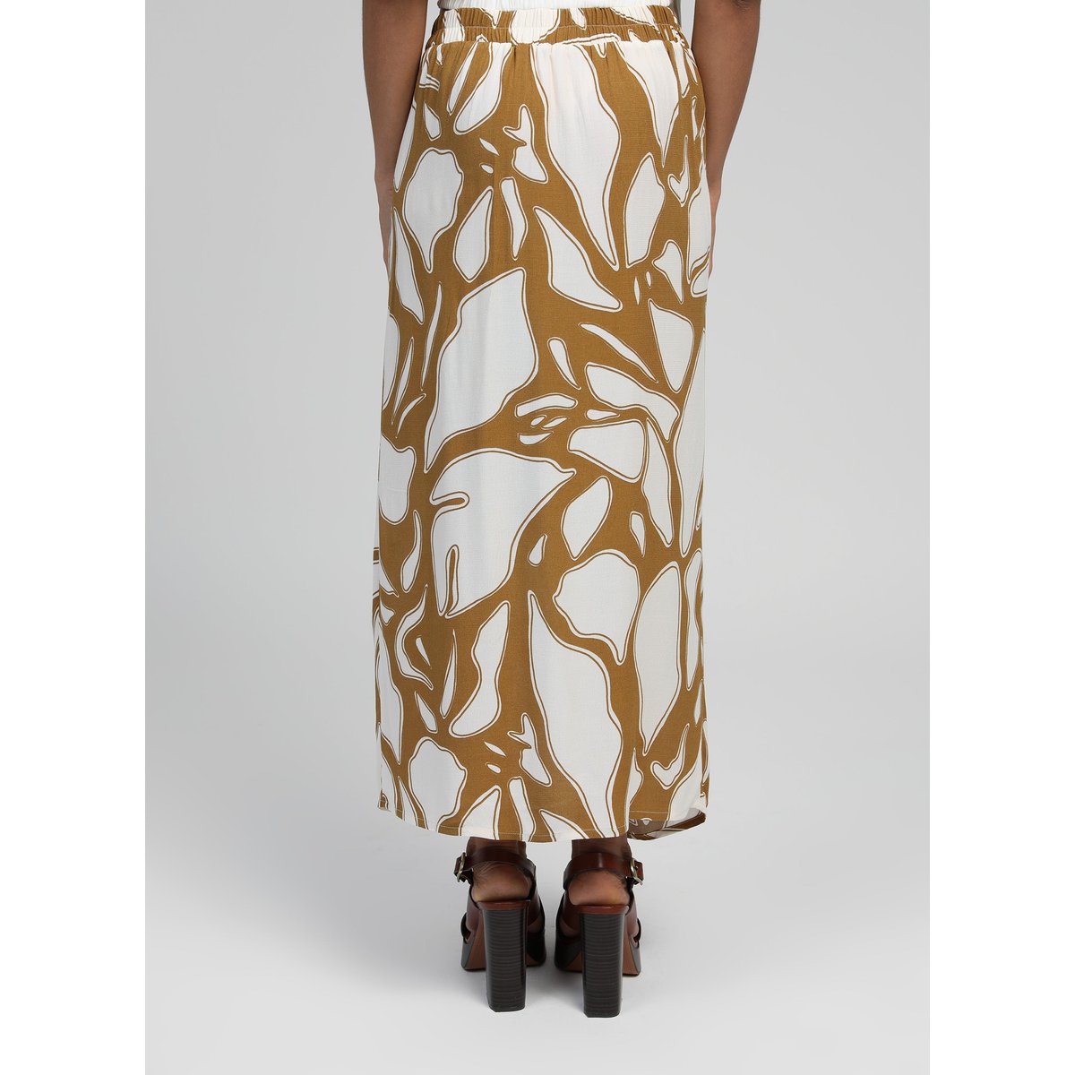 Jupe Longue GERIC flame olive, AN'GE