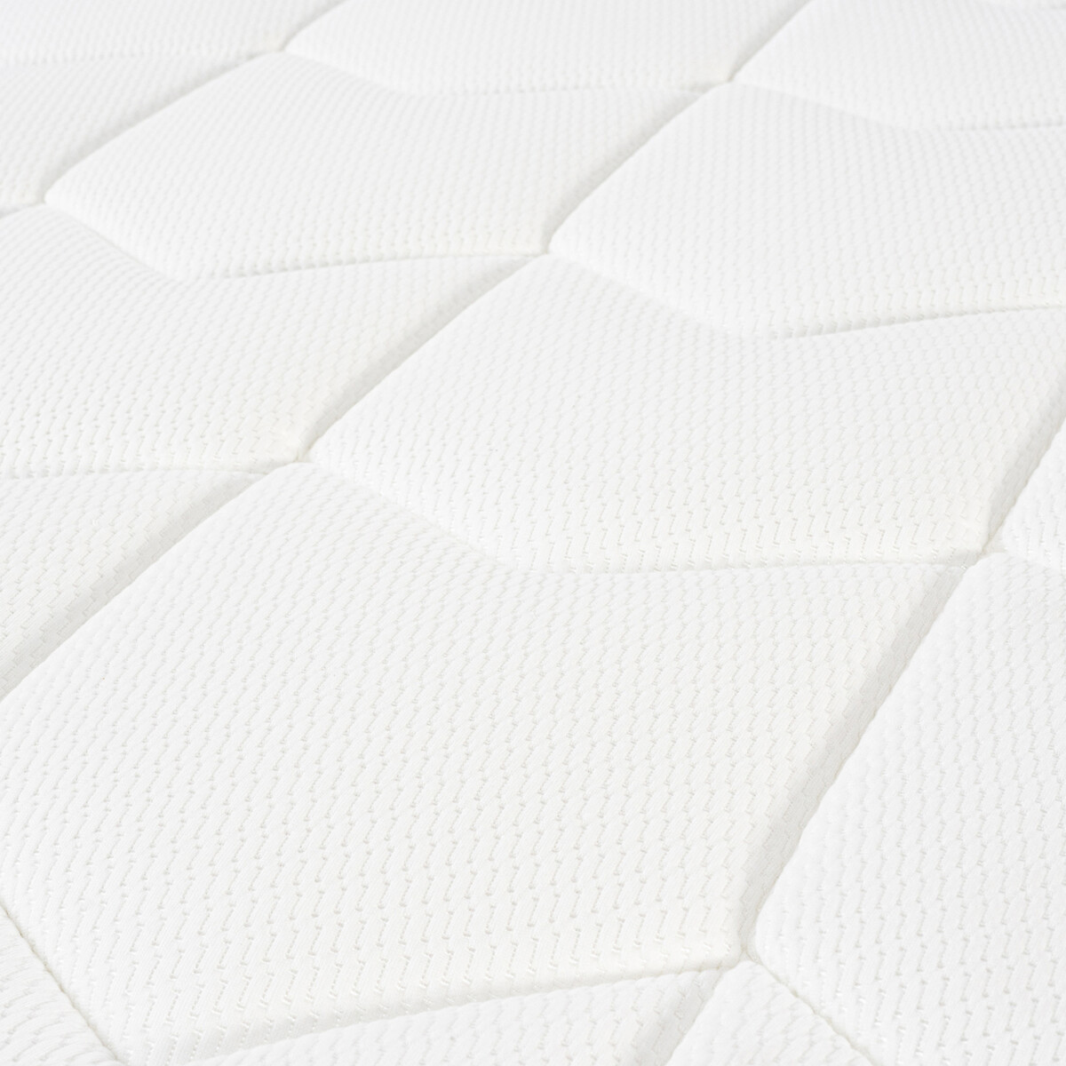 Matelas 580 ressorts ensachés ferme, Destination blanc/gris souris, EPEDA