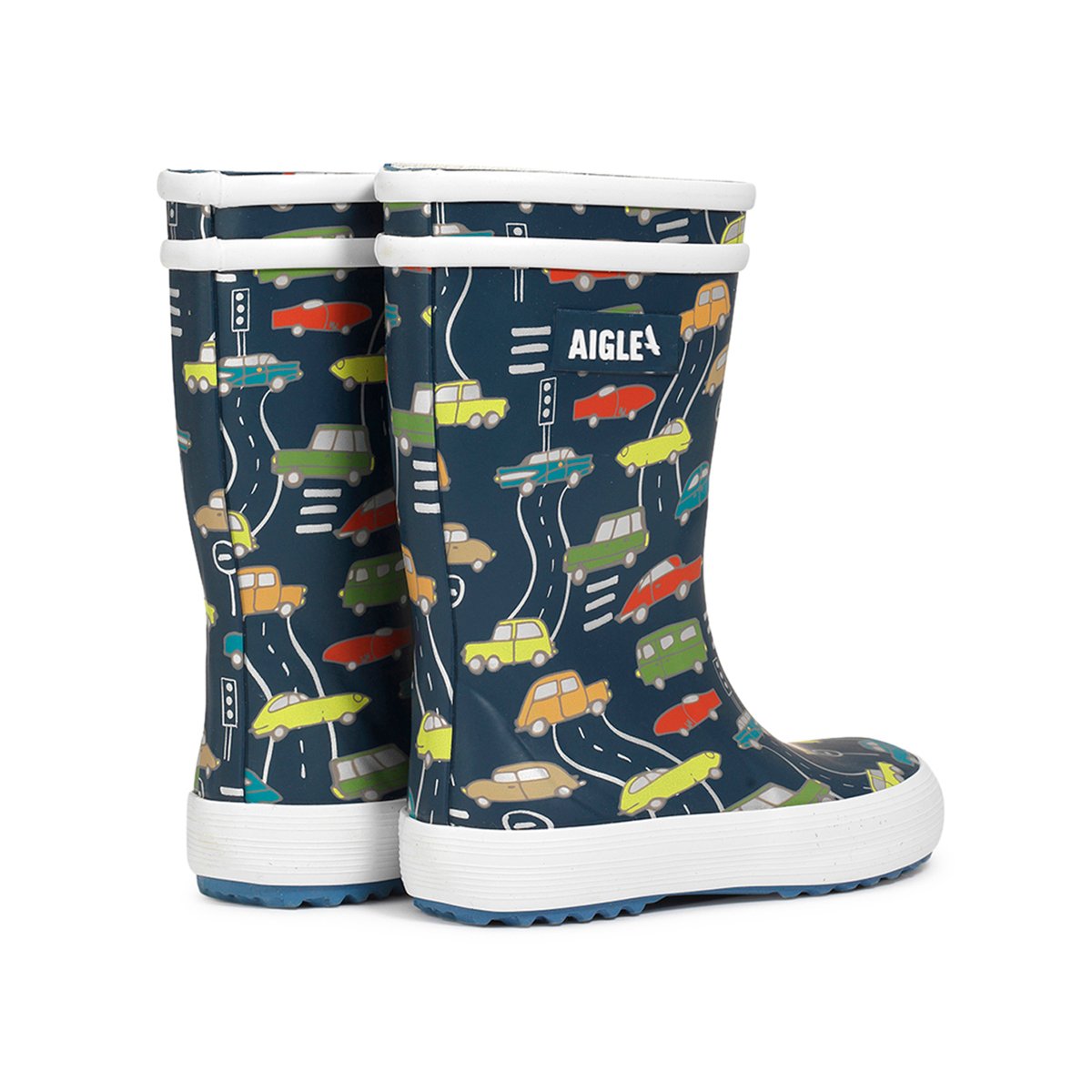 Bottes de pluie LOLLY POP PLAY UNISEX bleu marine, AIGLE
