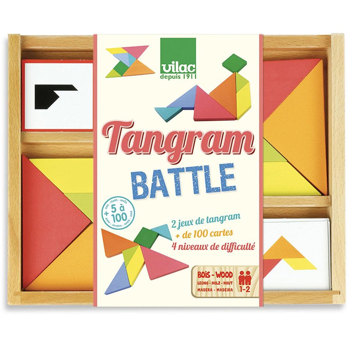 Tangram Battle beige, VILAC