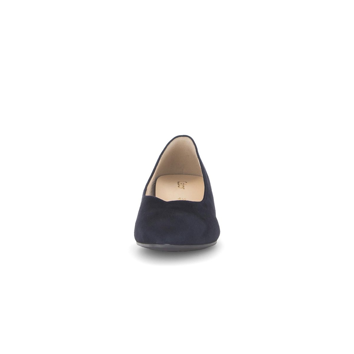 Escarpins en cuir à talon décroché bleu, GABOR