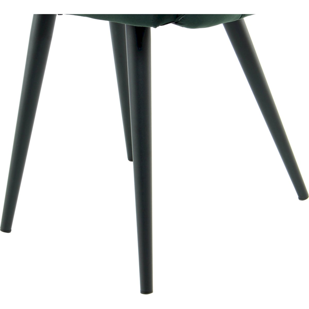 Chaise de salle à manger en tissu, Jeane vert sapin profond, ARTE ESPINA