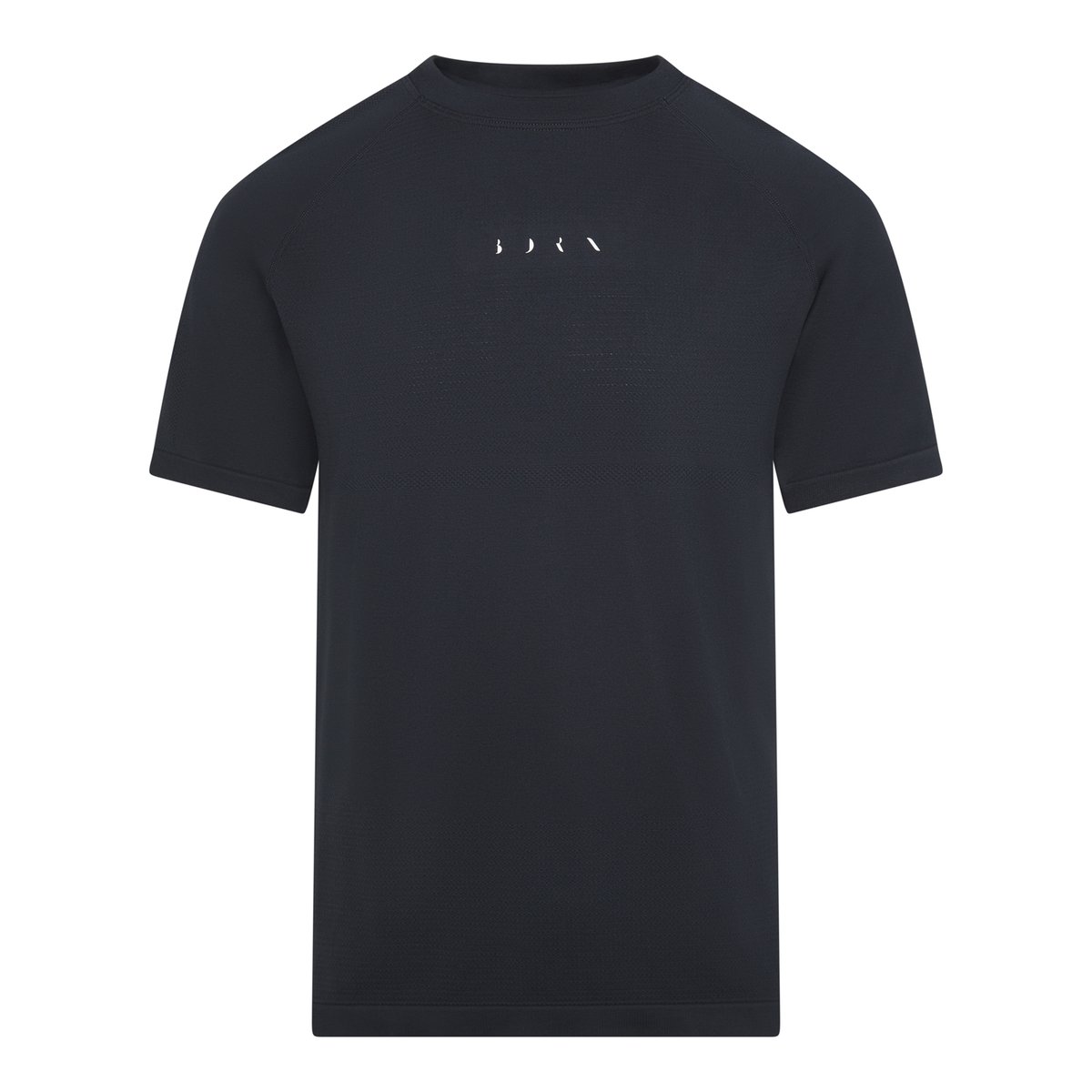 T-shirt de sport homme Grav manches courtes détails réfléchissants gris charbon, BORN