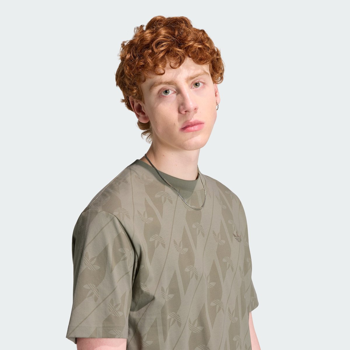 T-Shirt Monogram Aop T-Shirt Monogram Aop silver pebble, adidas Originals