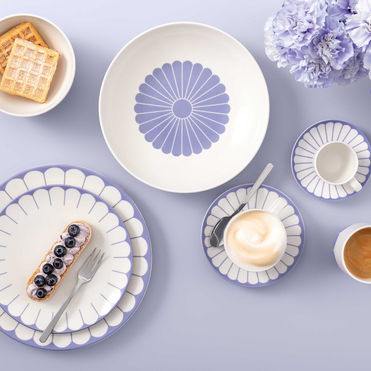 Bol À Dessert FLEUR bleu, VILLEROY & BOCH
