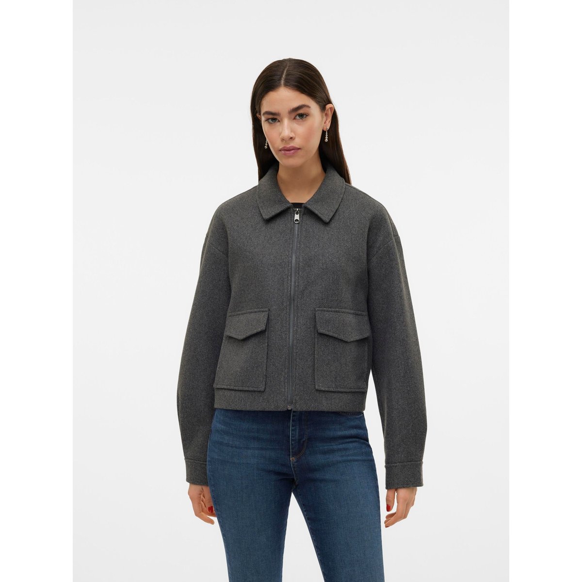 Veste dark grey melange, VERO MODA